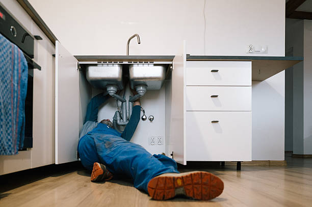 Professional Drain Cleaning technician working in China Grove, TX